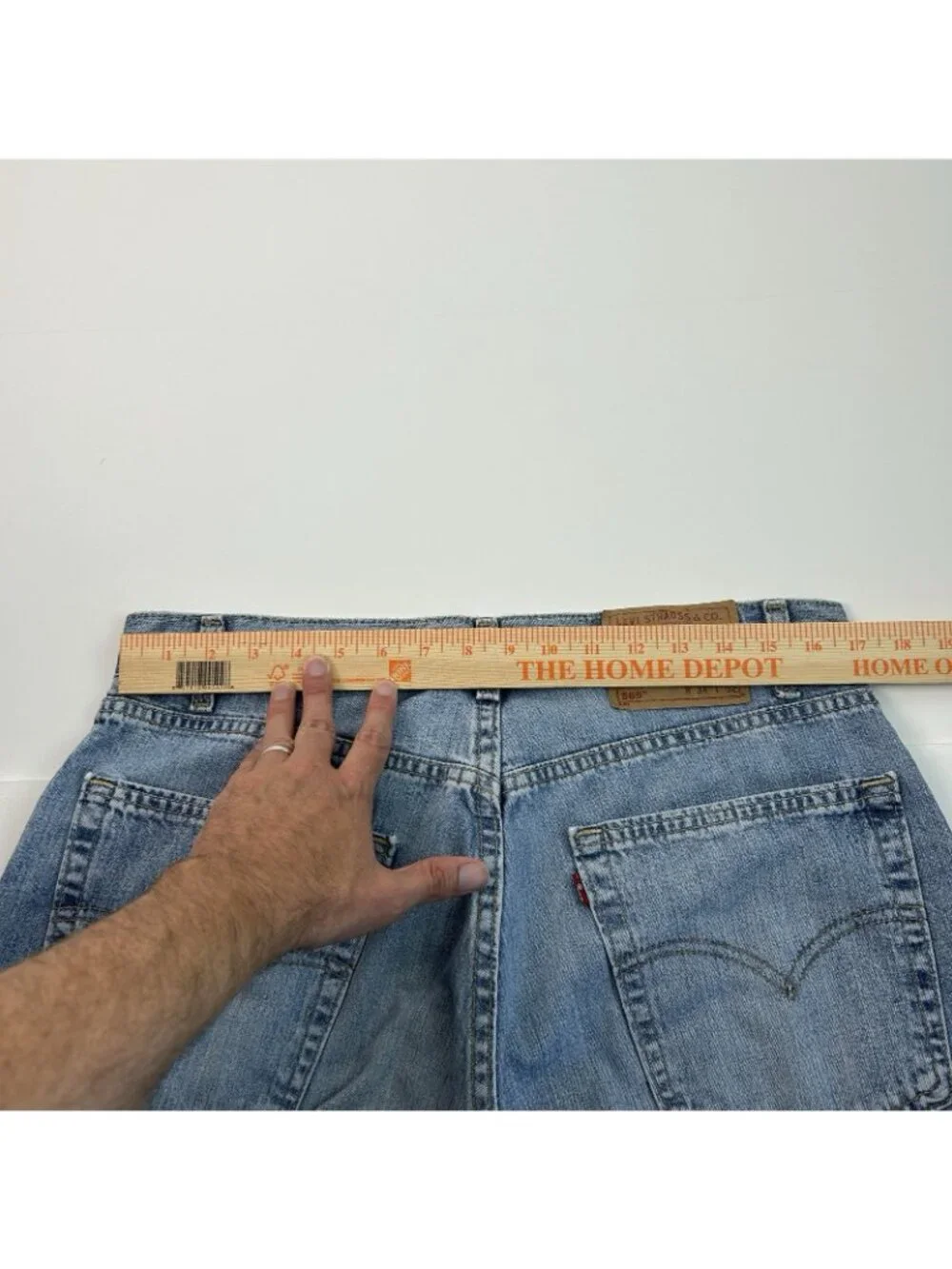 Levi's 569 Jeans Men Size 34 X 32 Blue Straight Fit Dry Goods VTG Grunge 1998